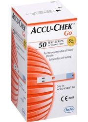 Teste de glicemie Accu-Chek Go