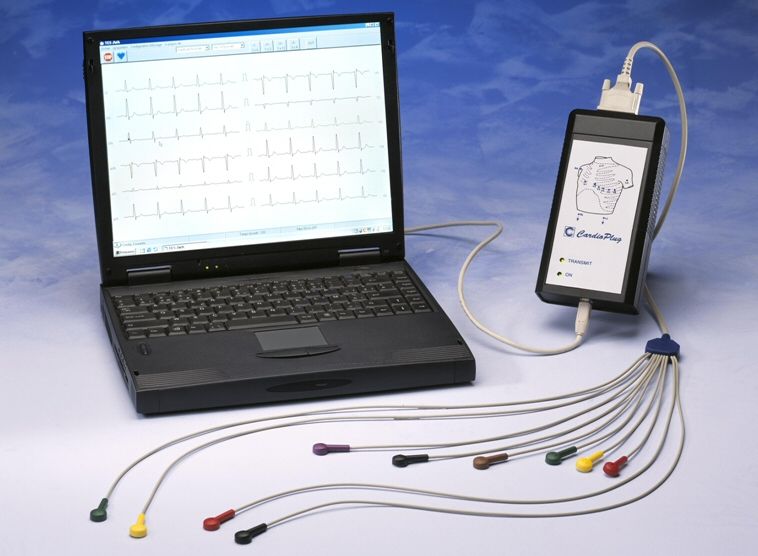 Recorder electrocardiograf de calculator CardioPlug