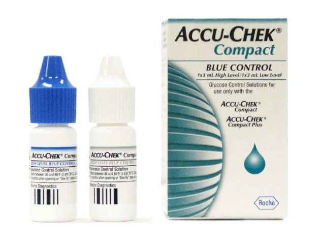 Accu-chek compact solutie control