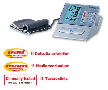 Tensiometru electronic Microlife BP A100 PLUS