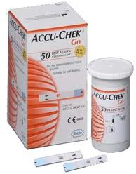 Teste glicemie Accu Chek Go