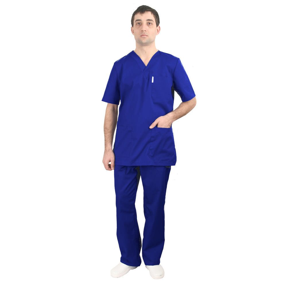 Costum medic albastru