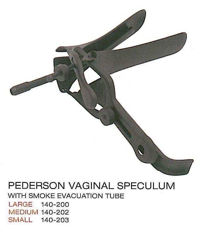 Specul vaginal laser Pederson (mic) - 140-203