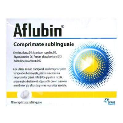 Aflubin homeopat comprimate sublinguale antigripale