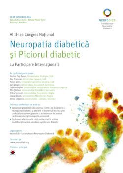 Speakeri de renume la Congresul National de Neuropatie Diabetica si Picior Diabetic,cu participare internationala - Neurodiab 2014