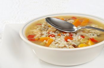 Supa de legume cu orez brun