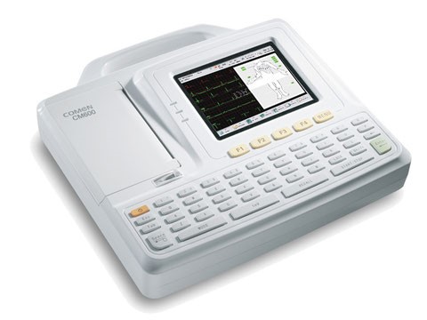Electrocardiograf Comen CM600,  cu 6 canale, portabil