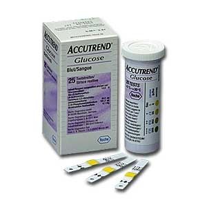 Teste de glicemie accutrend glucose