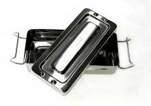 Cutie instrumentar cu maner de 18 cm