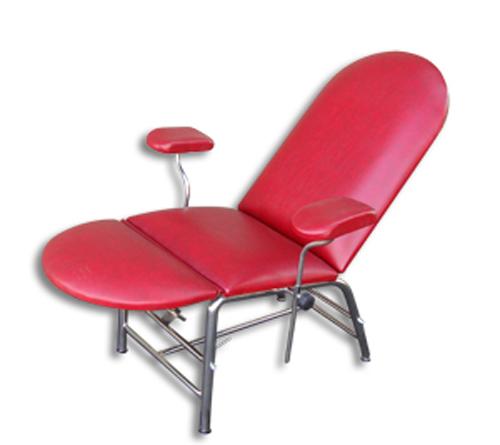 SCAUN RECOLTAT SANGE, CADRU INOX. SPATAR SI SECTIUNE PICIOARE REGLABILE PANA LA POZITIA CANAPEA.