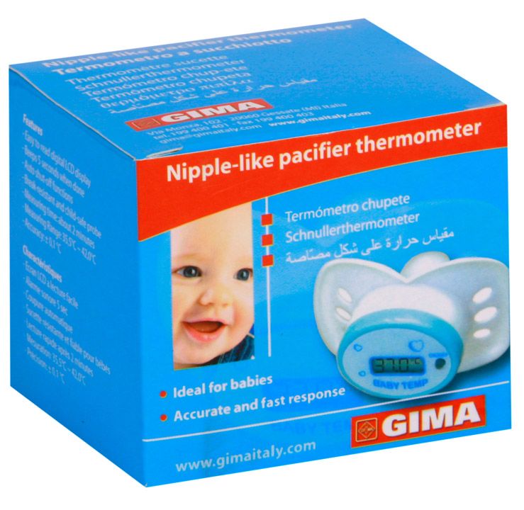 Termometru digital tip suzeta (gima - italia) [25568]