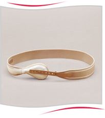 Centura unilaterala herniafix cu pernita scurta si resort, scurt