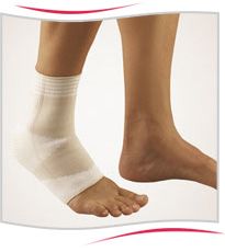 Orteza pentru glezna ce confera o tensionare dubla