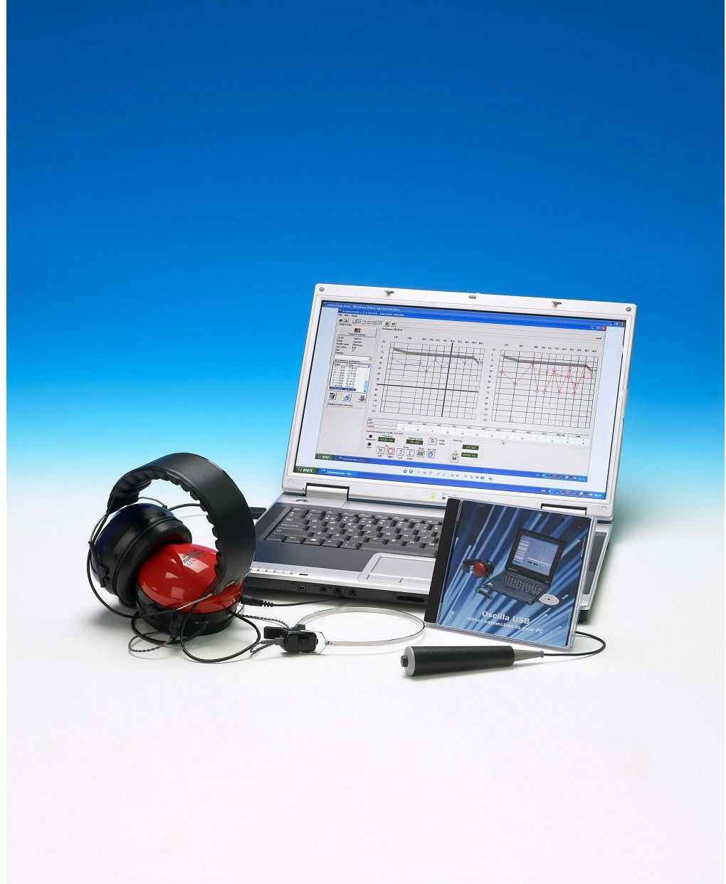 Audiometru de diagnostic oscilla usb 300b