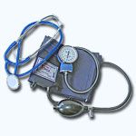 Tensiometru aneroid cu stetoscop