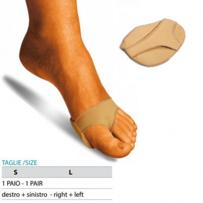 Pernuta metatarsiana din gel acoperit cu tesut elastic G118 