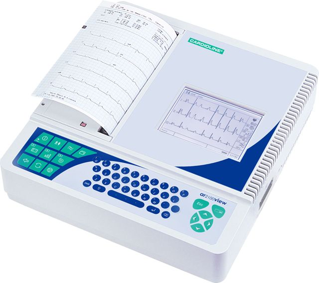 Electrocardiograf digital ar2100view cu 12 canale