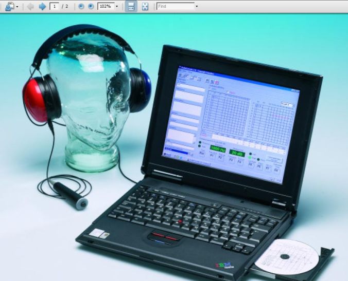 Audiometru de screening oscilla usb-300