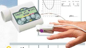Pulsoximetru pentru Spirodoc si spirometru