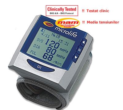 Tensiometru electronic de incheietura Microlife BP 3AX