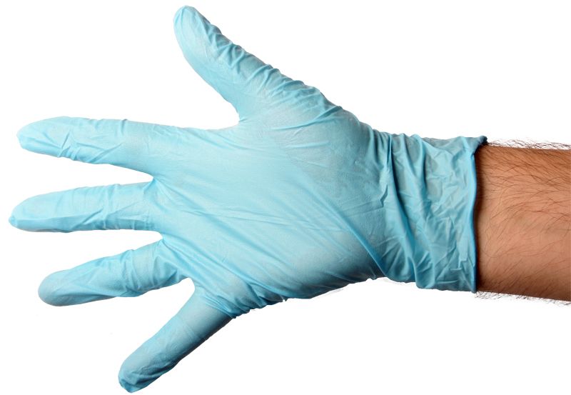 Manusi examinare albastre