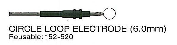 Electrod circular 2.4mm (6mm) - 152-520