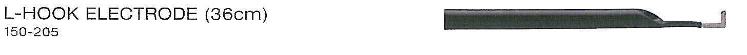Electrod l-hook - 150-205