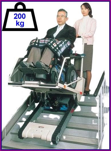 Elevator cu senile pentru scari sunwa major 200 kg