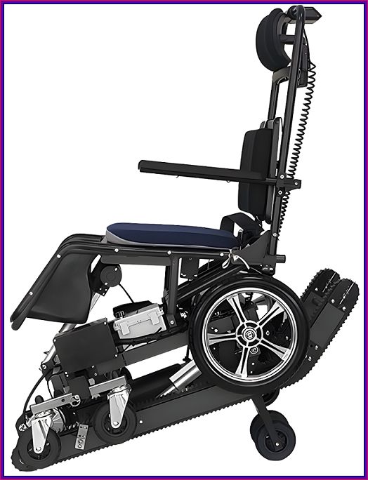 scaun cu rotile electric iYASO Folding echipat cu senile pentru scari