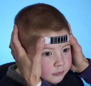 Banda pentru masurarea temperaturii