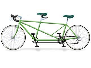 Biciclete in tandem
