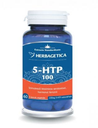 5 HTP 100 Zen Forte, 60 capsule, Herbagetica