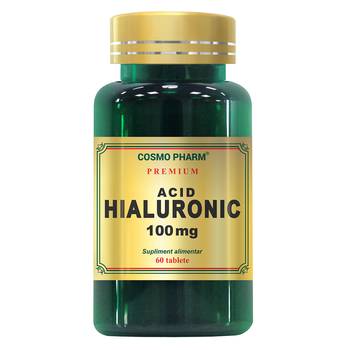 Acid hialuronic 100mg, 60 tablete, Cosmopharm