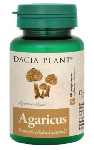 Agaricus, 60 comprimate, Dacia Plant