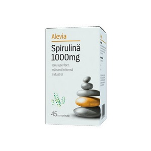 Spirulina 1000 mg X 45 comprimate, Alevia