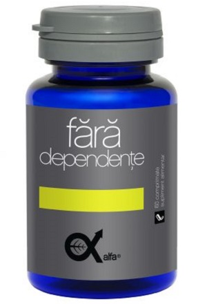 Alfa fara dependente, 60 comprimate, Dacia Plant