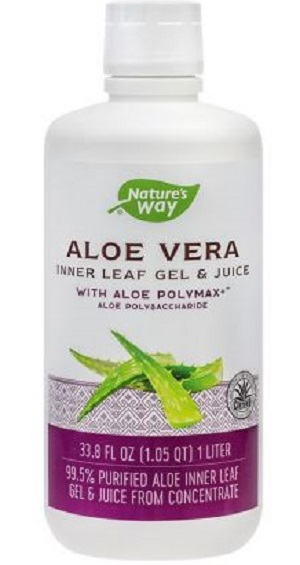 Aloe Vera Gel Juice Natures Way, 1000 ml