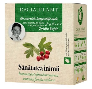 Ceai din plante medicinale Sanatatea inimii, 50 g, Dacia Plant