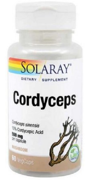 Cordyceps Solaray, 60 capsule, Secom