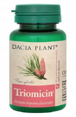 Dacia Plant Triomicin, 60 comprimate