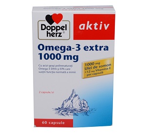 Doppelherz Aktiv Omega 3 extra 1000mg, 60 capsule