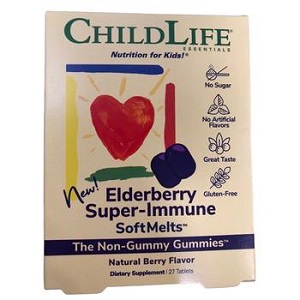 Elderberry Super-Immune ChildLife Essentials, 27 tablete, Secom