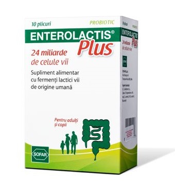 Enterolactis Plus, 10 plicuri, Sofar