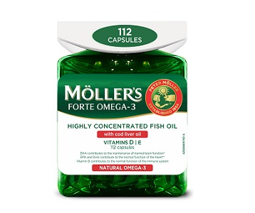 MÖLLER’S FORTE OMEGA-3, 112 capsule