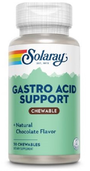Gastro Acid Support aroma ciocolata, 30 tablete masticabile, Secom