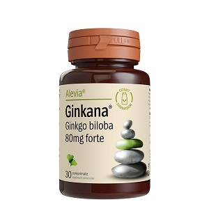 Ginkana Ginkgo Biloba 80mg forte X 30 comprimate, Alevia