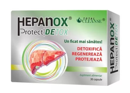 Hepanox Protect Detox, 30 capsule, Cosmopharm