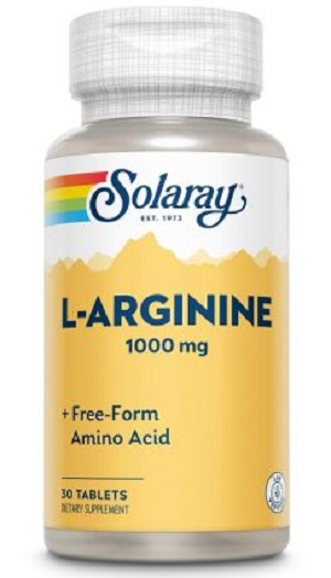 L-Arginine 1000 mg Solaray, 30 tablete