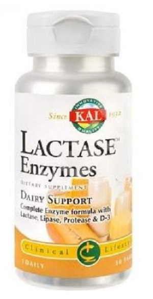 Lactase Enzymes Kal, 30 tablete, Secom