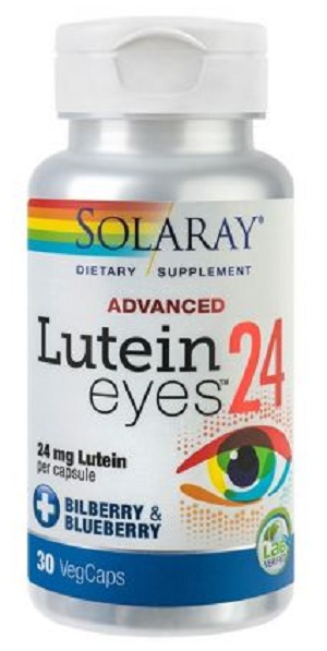 Lutein Eyes Advanced Solaray, 30 capsule, Secom